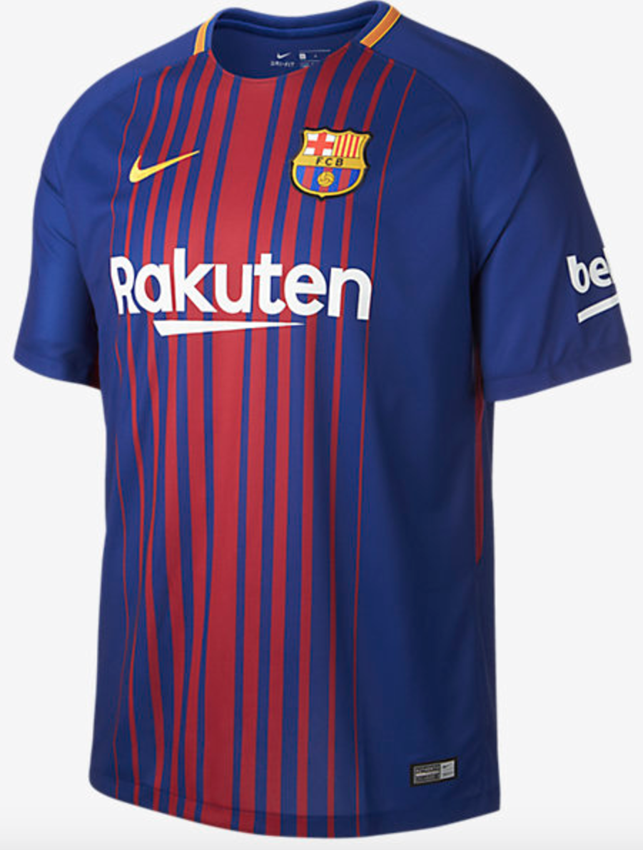 barcelona new football kit