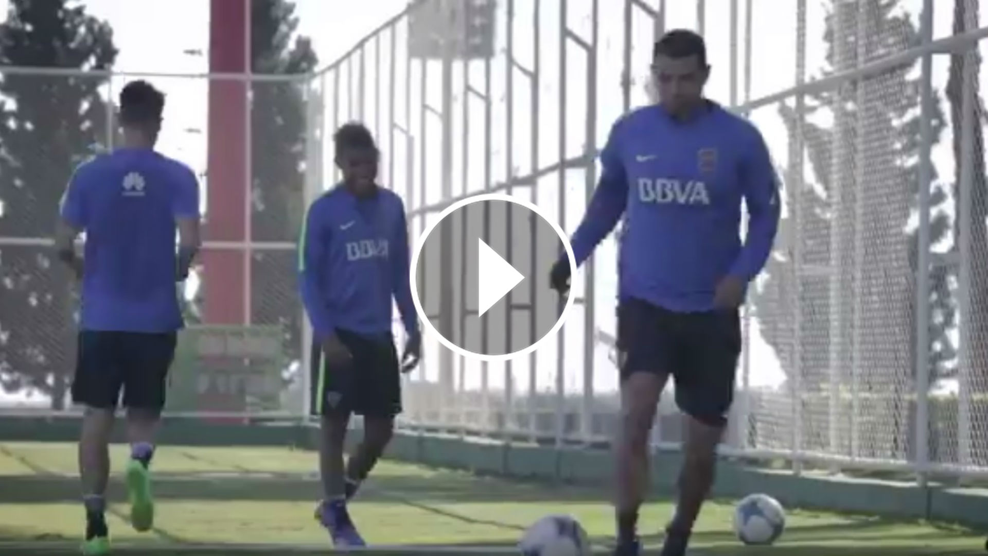 Boca, en un amistoso con Nacional de Montevideo