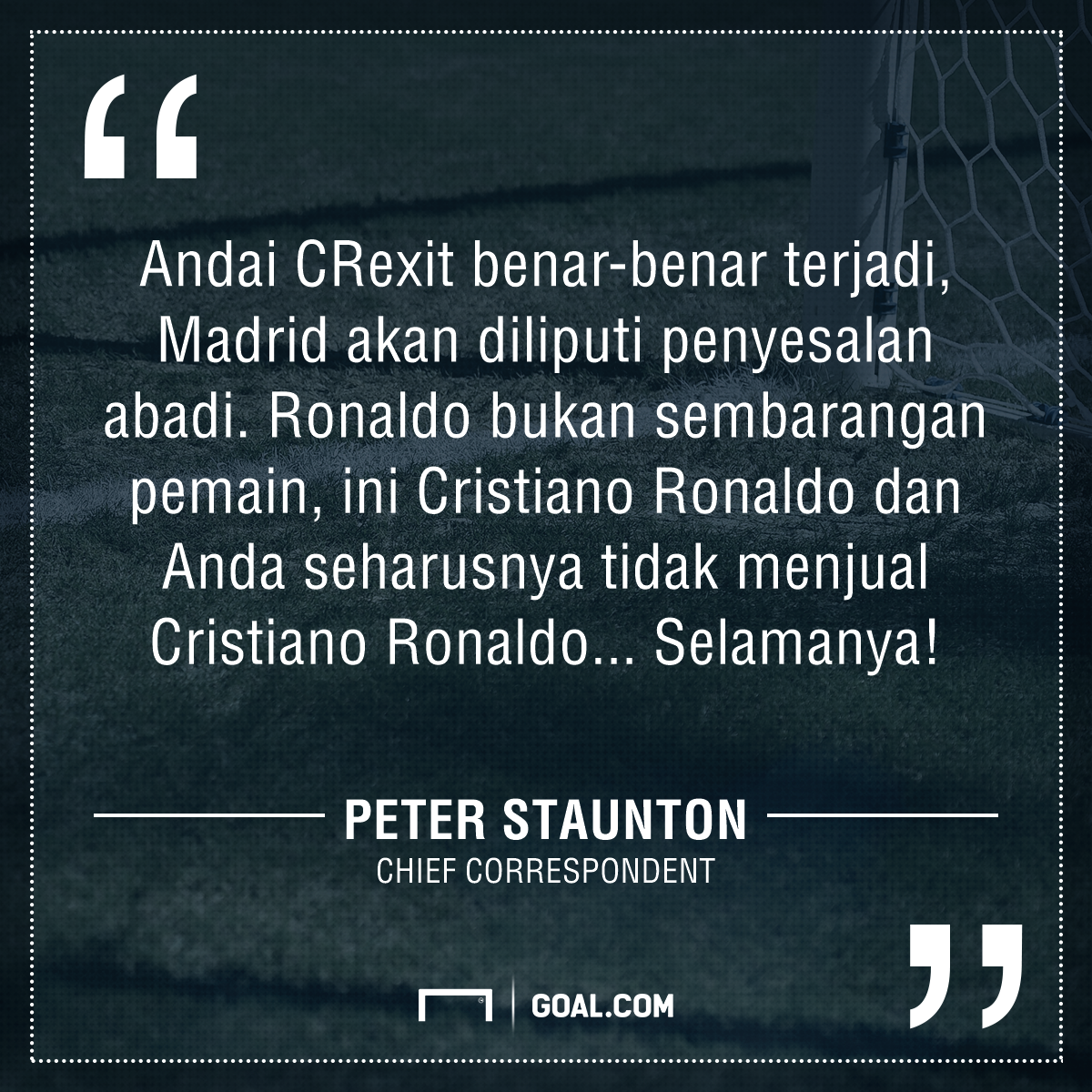 GFXID - Komentar Tentang Cristiano Ronaldo