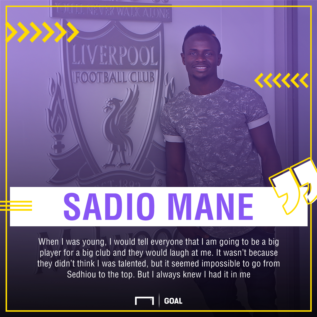 sadio mane"s desire to be africa and the premier