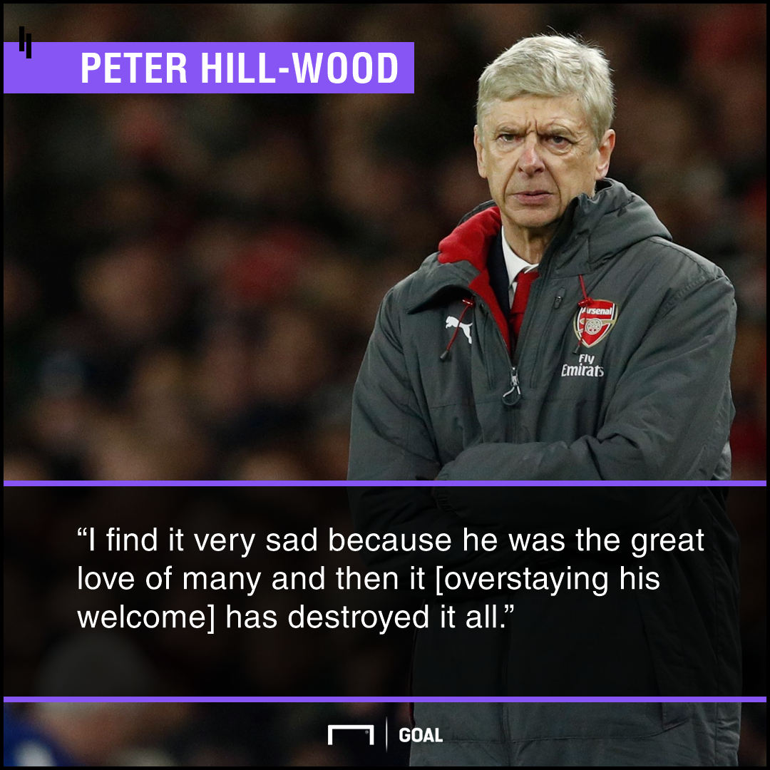 arsene wenger outstayed welcome peter hill-wood