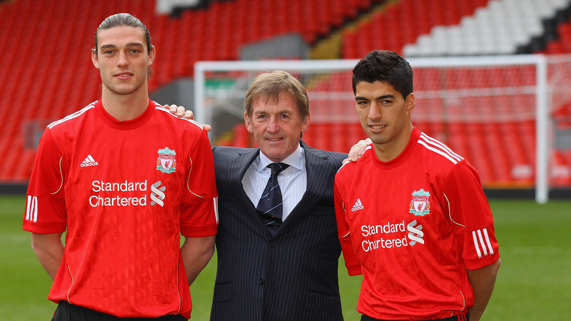 Andy Carroll Luis Suarez Liverpool