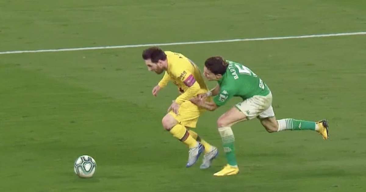 El penalti de a Messi que el VAR no revisó en 2-3 Barcelona