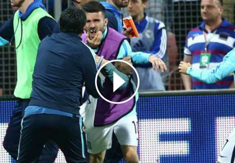 ► Jugador griego perdió dos dientes