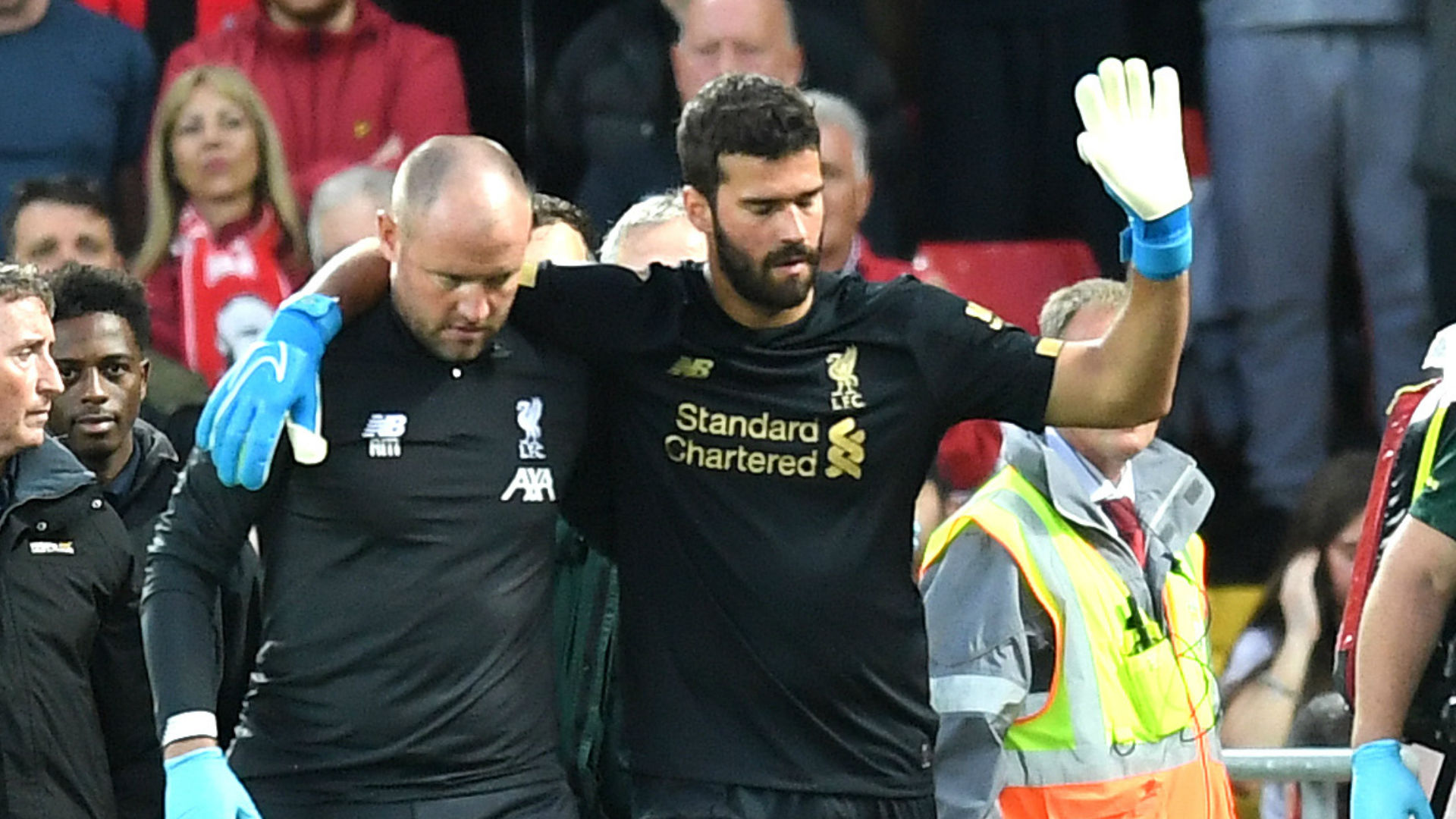 'Thank God we have a fit Adrian' - Klopp reveals Alisson is still 'some time' from return