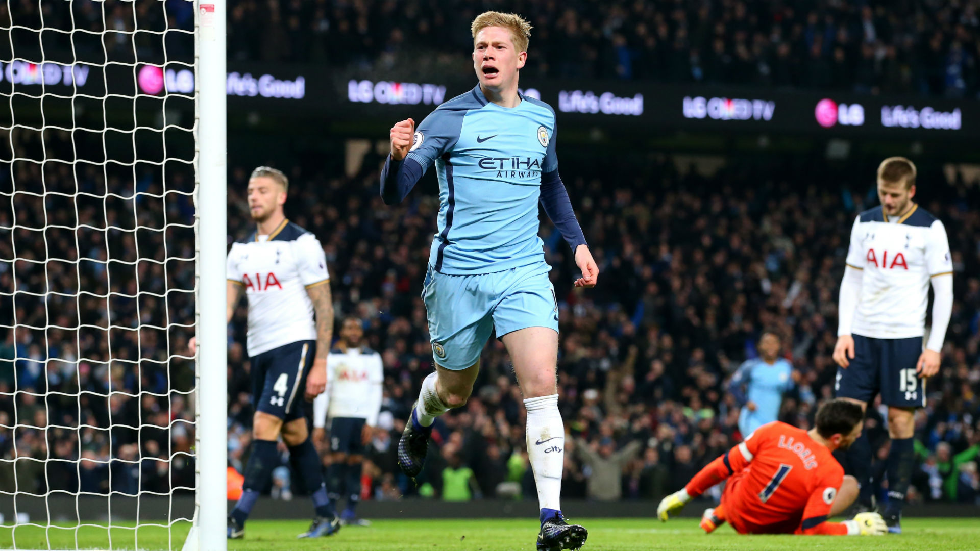 Kevin De Bruyne Premier League Manchester City v Tottenham 210117