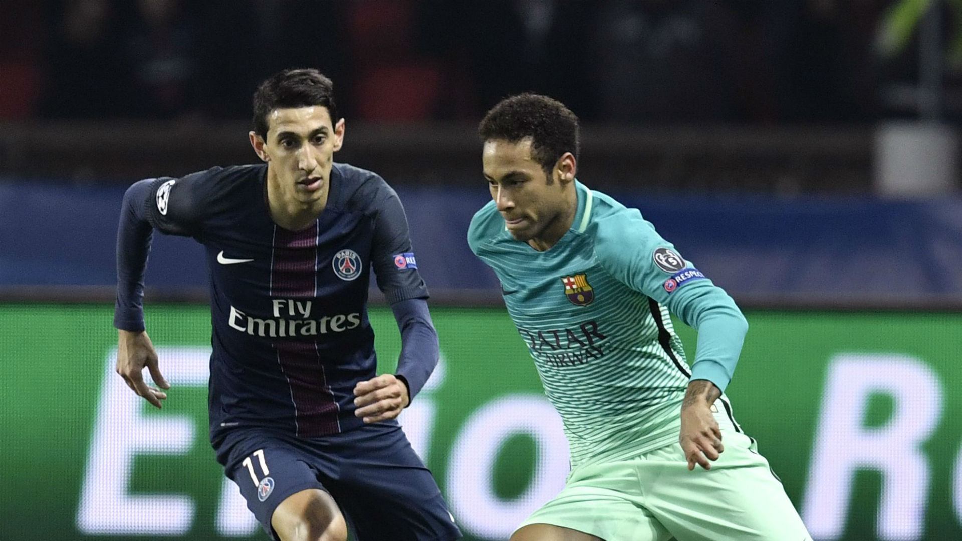 AngelDi Maria Neymar Barcelona PSG Champions League