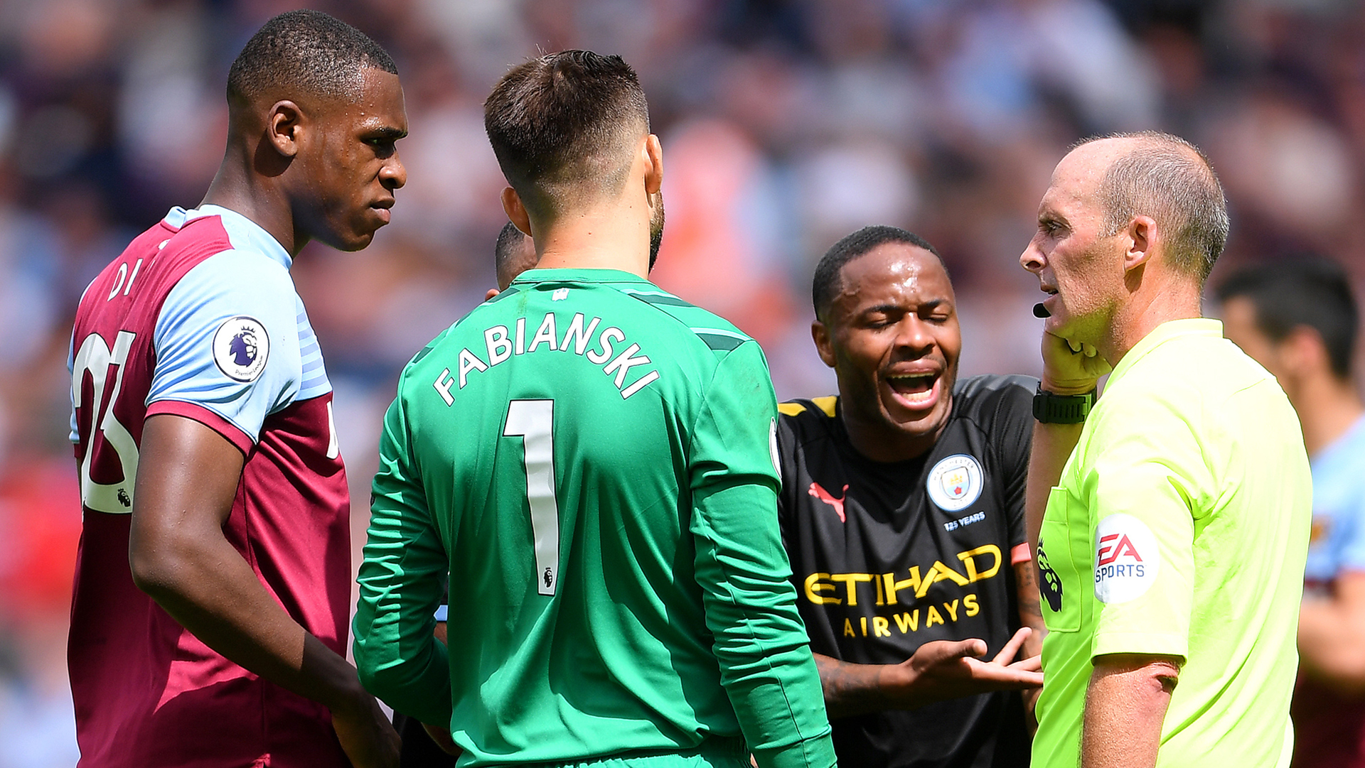 Man City vs West Ham dominated by VAR as Jesus goal ruled out & Aguero is allowed to retake missed penalty