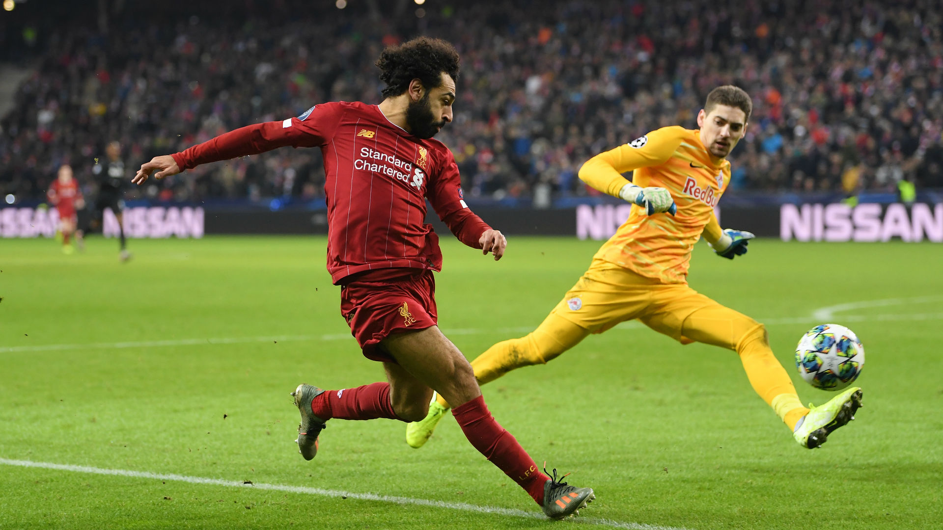 Salah’s stunner against Salzburg shortlisted for Champions League Goal of the Week