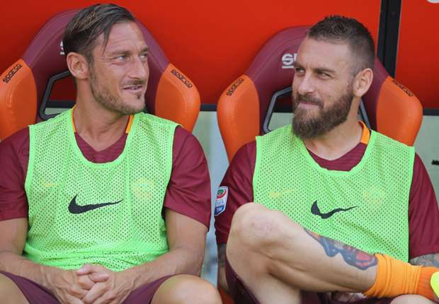 Totti starts Roma farewell on the bench