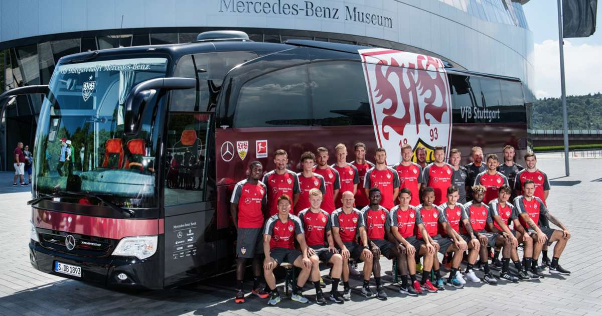 Neuer Mannschaftsbus Fur Den Vfb Stuttgart