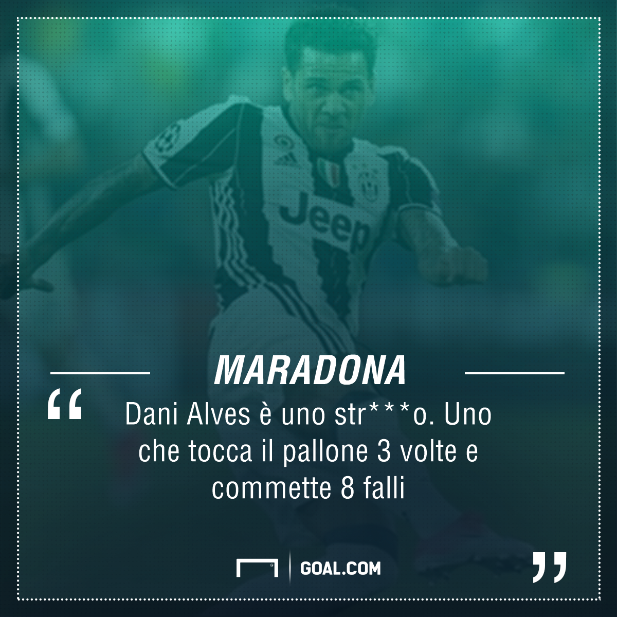 Juventus, Maradona su Dani Alves: Juventus, Maradona su Dani Alves: