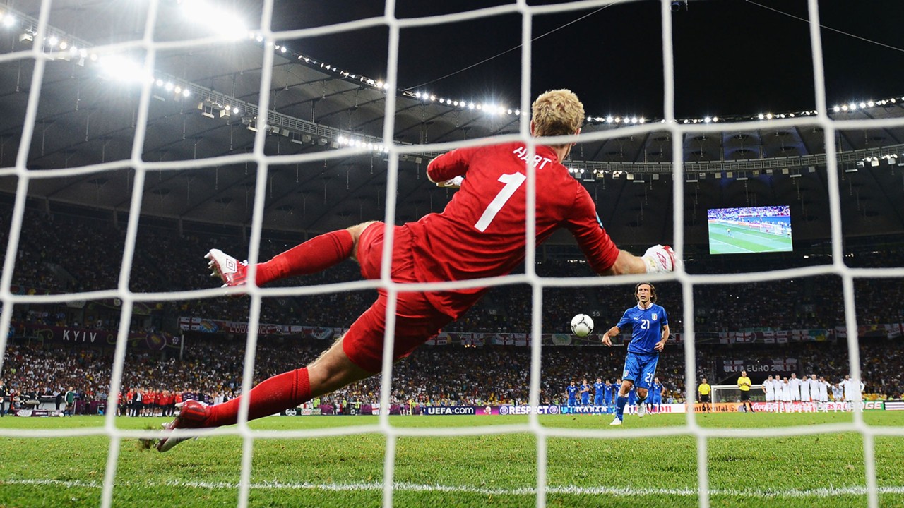 Andrea Pirlo Italy England Euro 2012