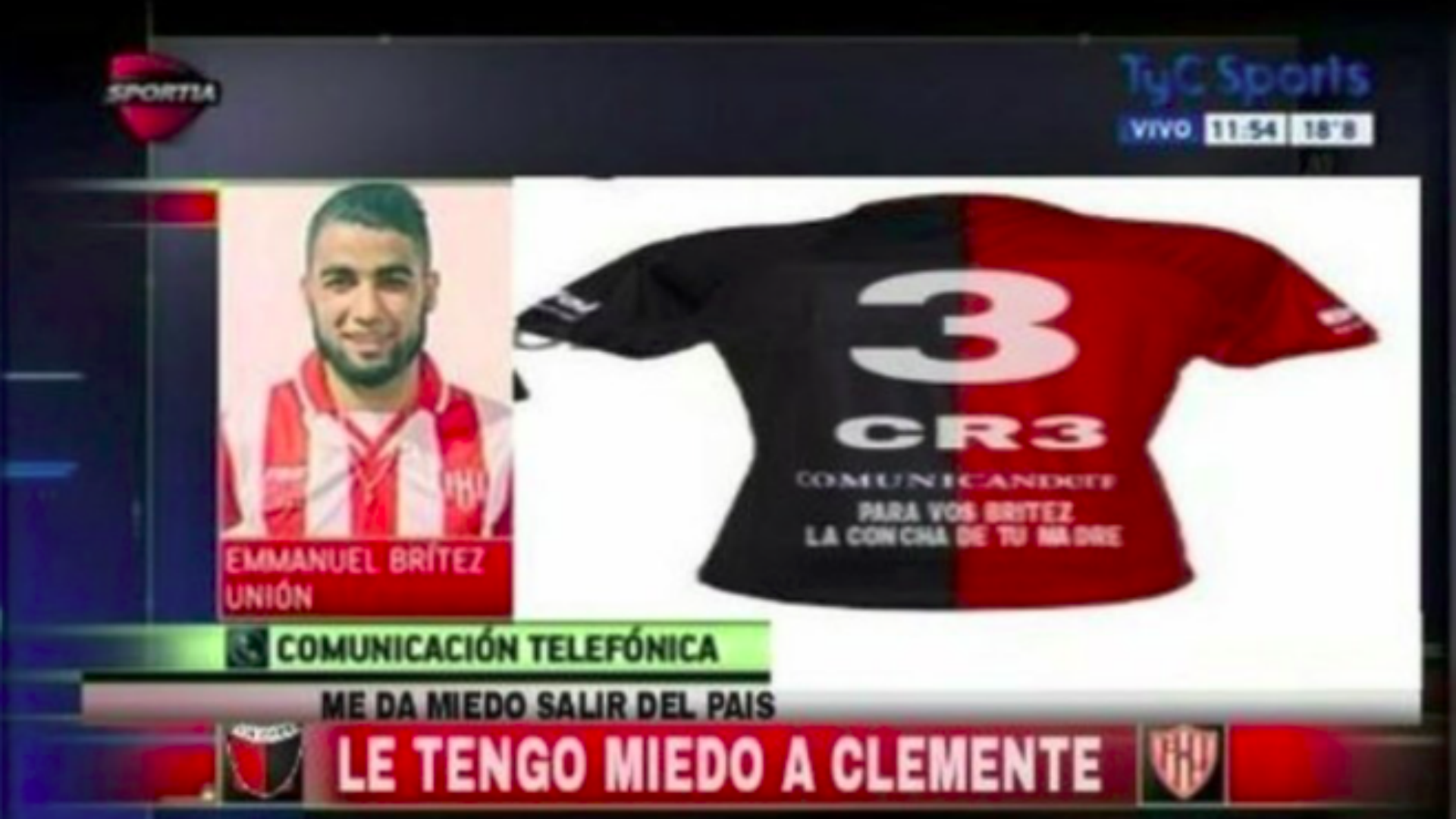 Escándalo en Santa Fe por un video de Clemente a Brítez