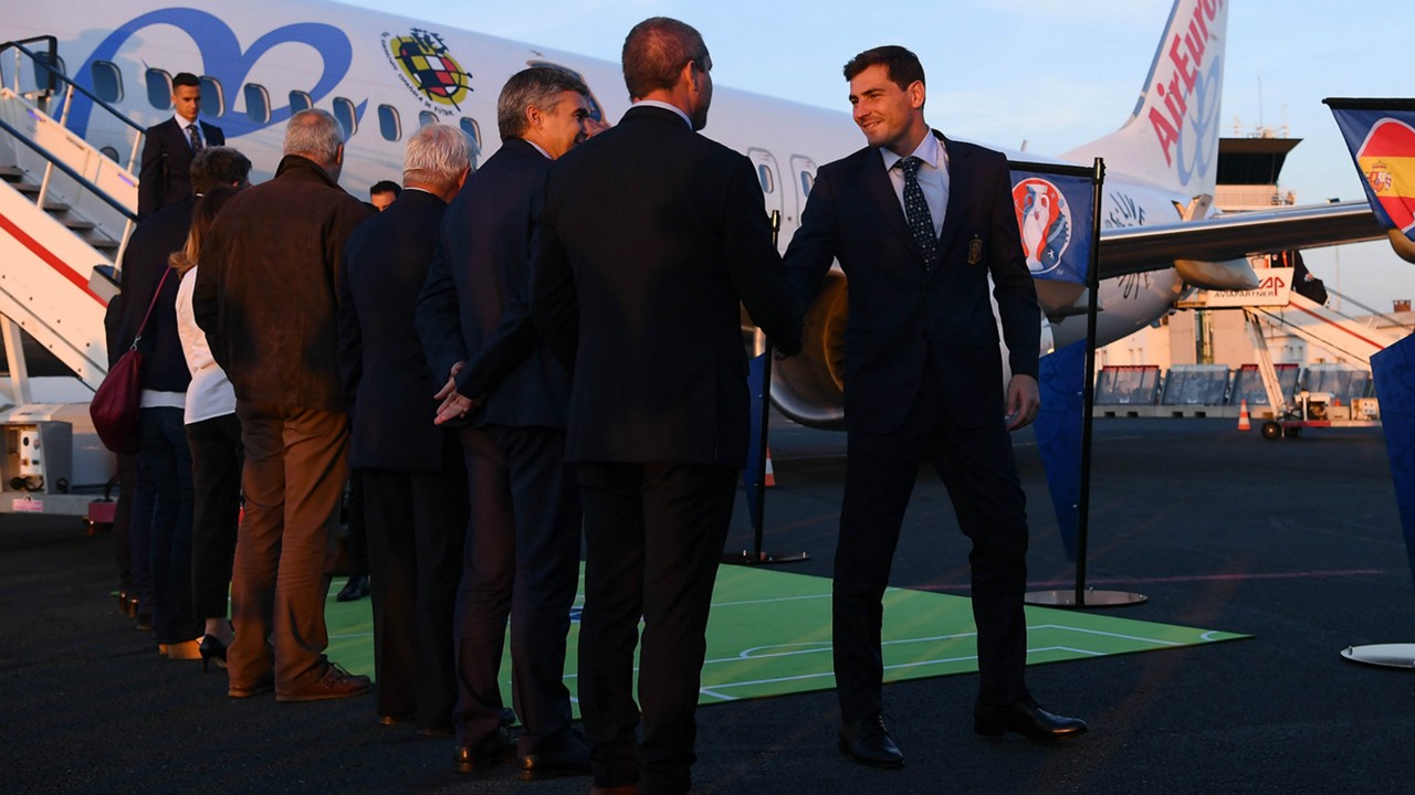 Iker Casillas Spain EURO 2016 Arrival