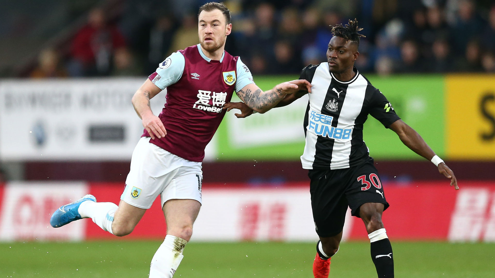Christian Atsuâ€™s first Newcastle start in over two months ends in defeat at Burnley