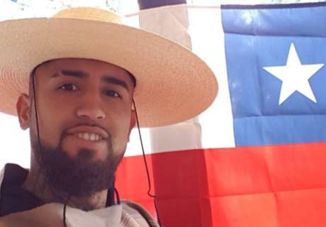 Arturo Vidal celebró las fiestas patrias en Alemania