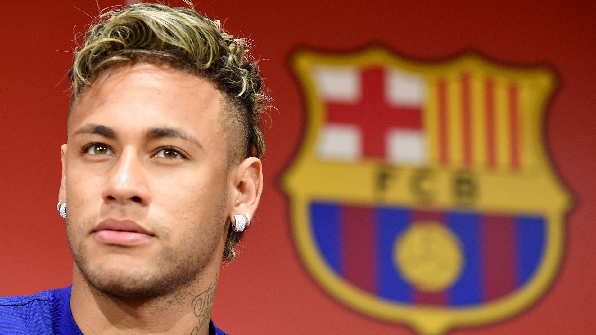 Neymar, Barcelona presser