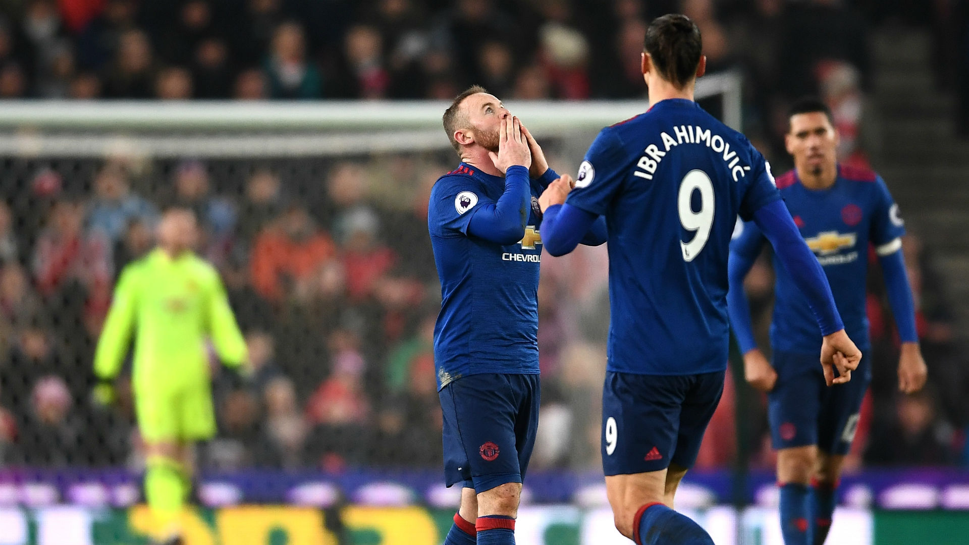 Wayne Rooney Premier League Stoke v Man Utd