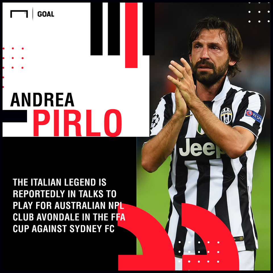 andrea pirlo in talks to play for australian club