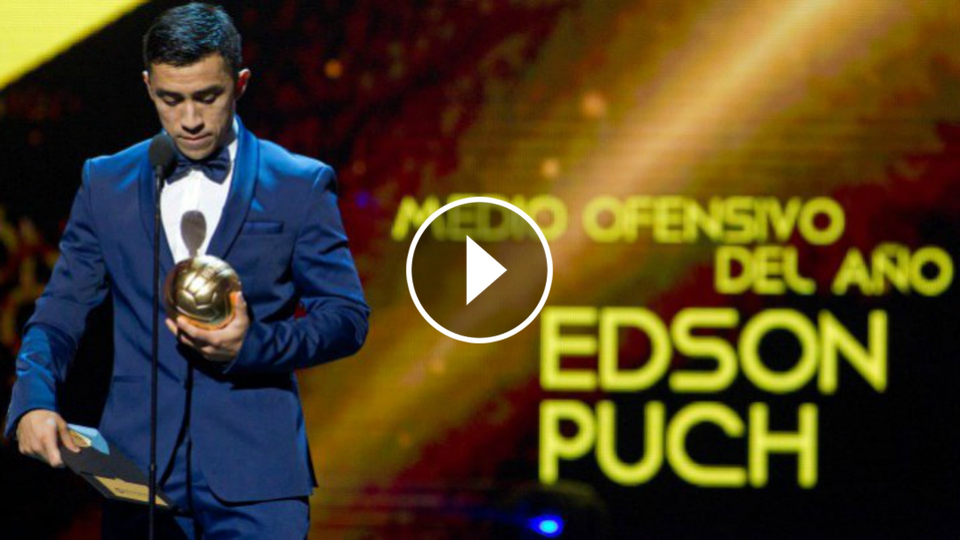 VIDEO Edson Puch fue escogido mejor volante ofensivo en México