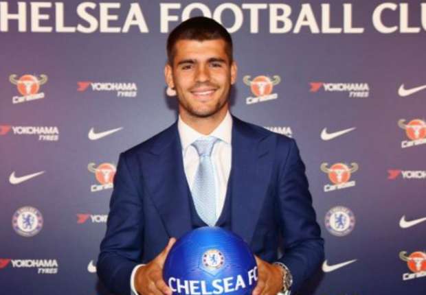 Morata buat Courtois bahagia.
