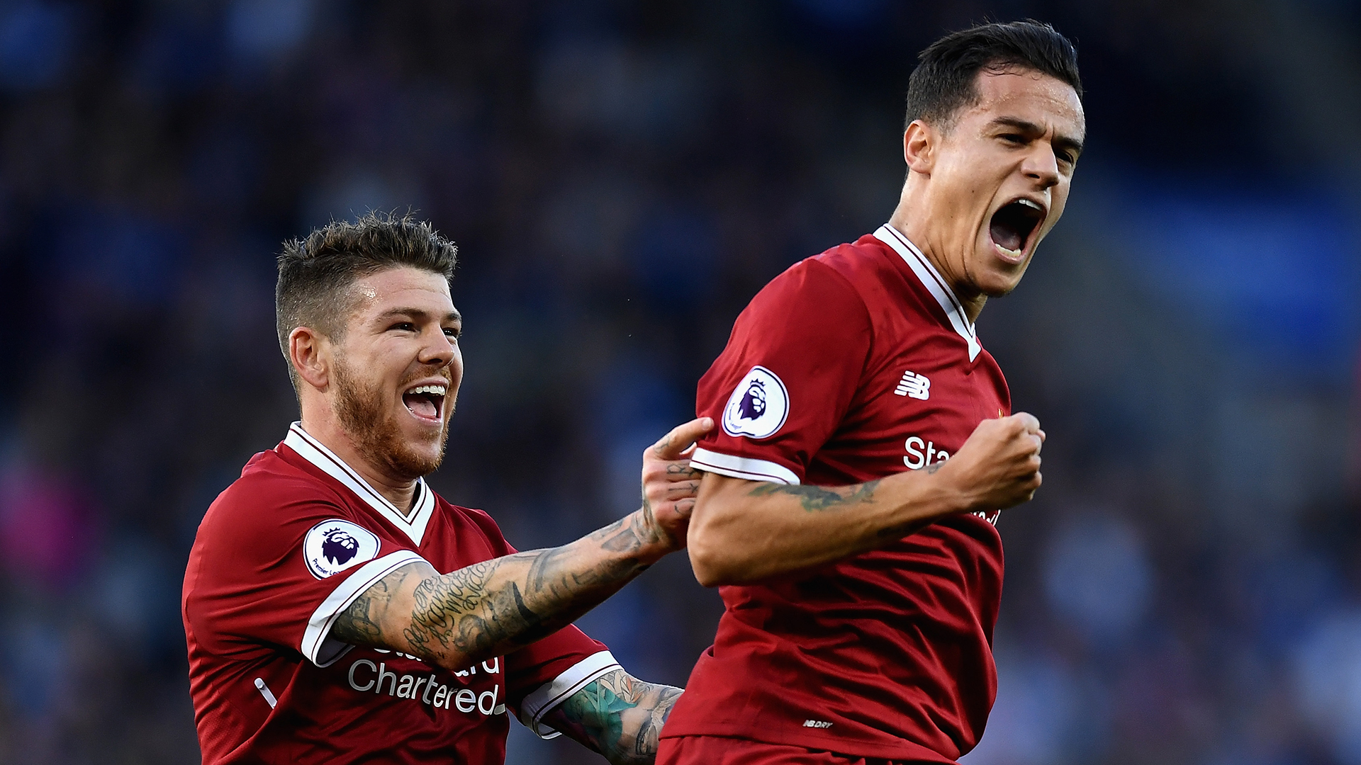 Philippe Coutinho Liverpool Leicester