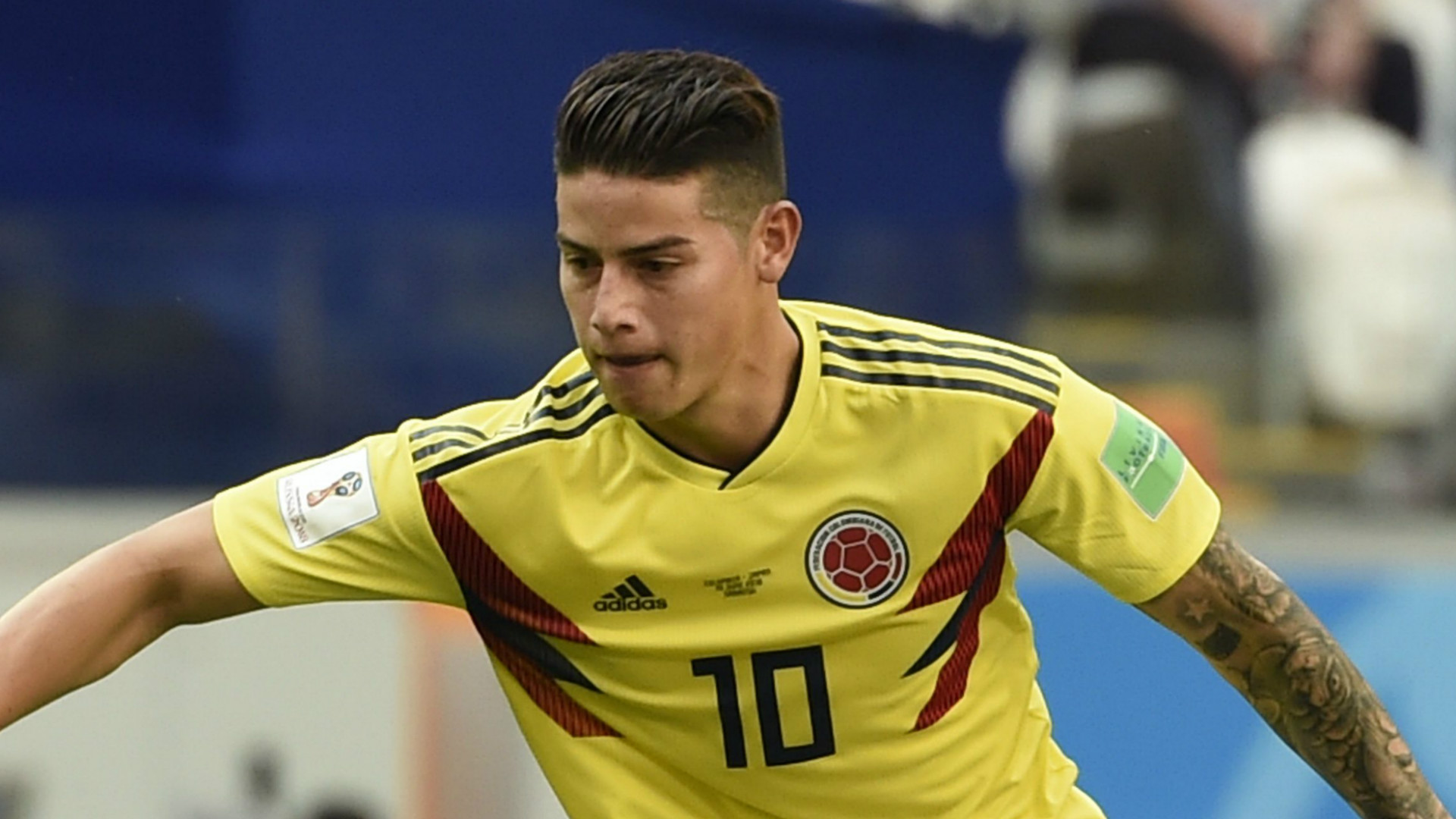 WM 2018: James Rodriguez steht Kolumbien im wichtigen Duell James Rodriguez Trikot adidas Kolumbien Colombia
