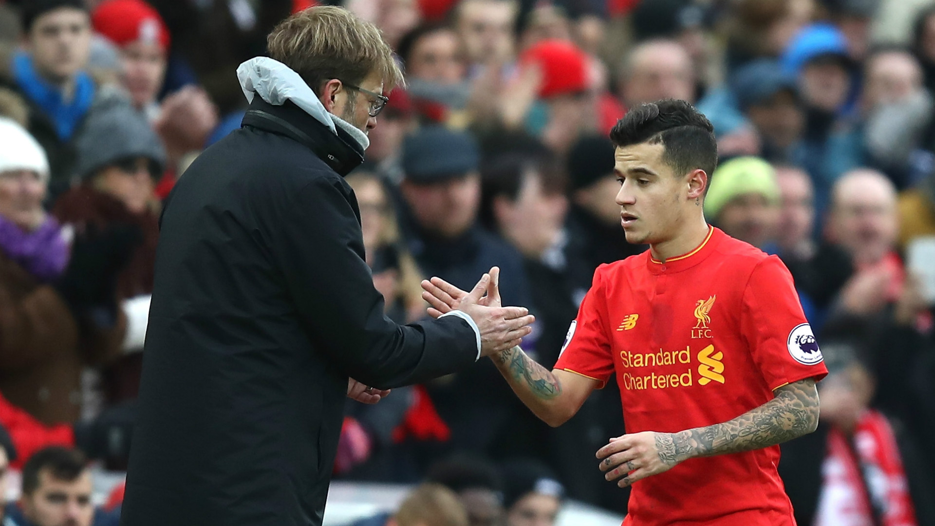 HD Jurgen Klopp Phil Coutinho