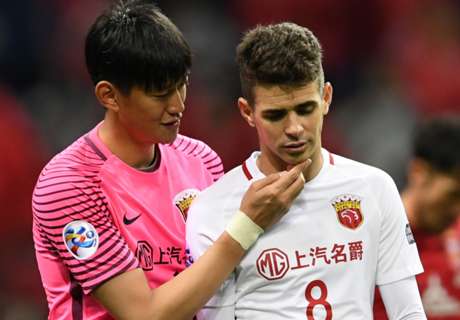 Oscar é suspenso por oito jogos na China