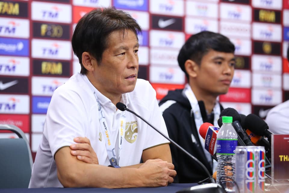 Thailand's Nishino keeps cool head despite defeat to Malaysia
