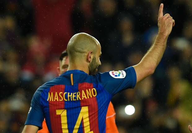 Mascherano ends incredible scoring drought for Barcelona