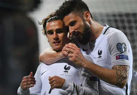 Griezmann backs Giroud for France