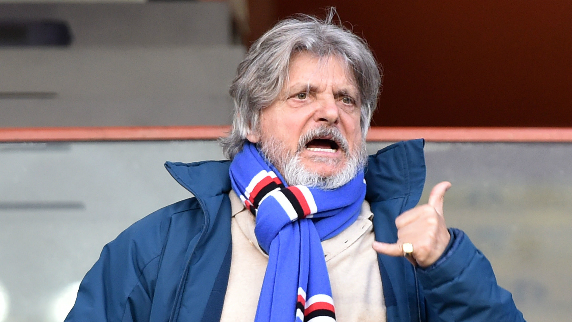 Sampdoria, Ferrero Allo Stadio Scortato Dalla Digos