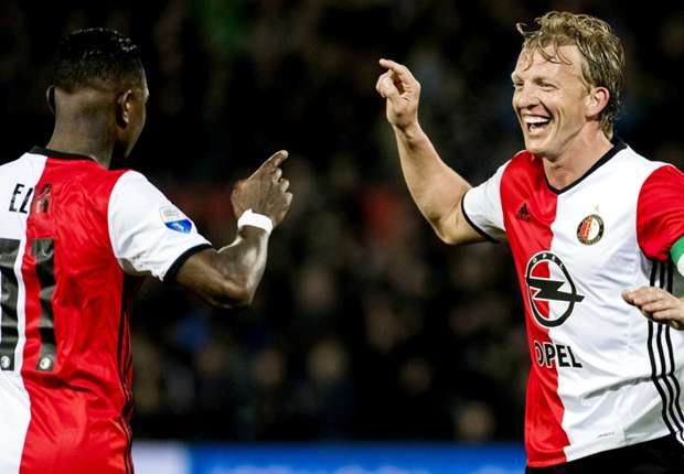 VIDEO - Feyenoord oppermachtig via Kuyt op rozen