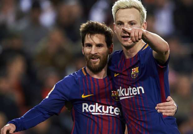 Image result for ivan rakitic and messi