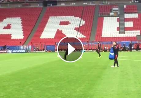 ► Pizzi sorprendió en las prácticas