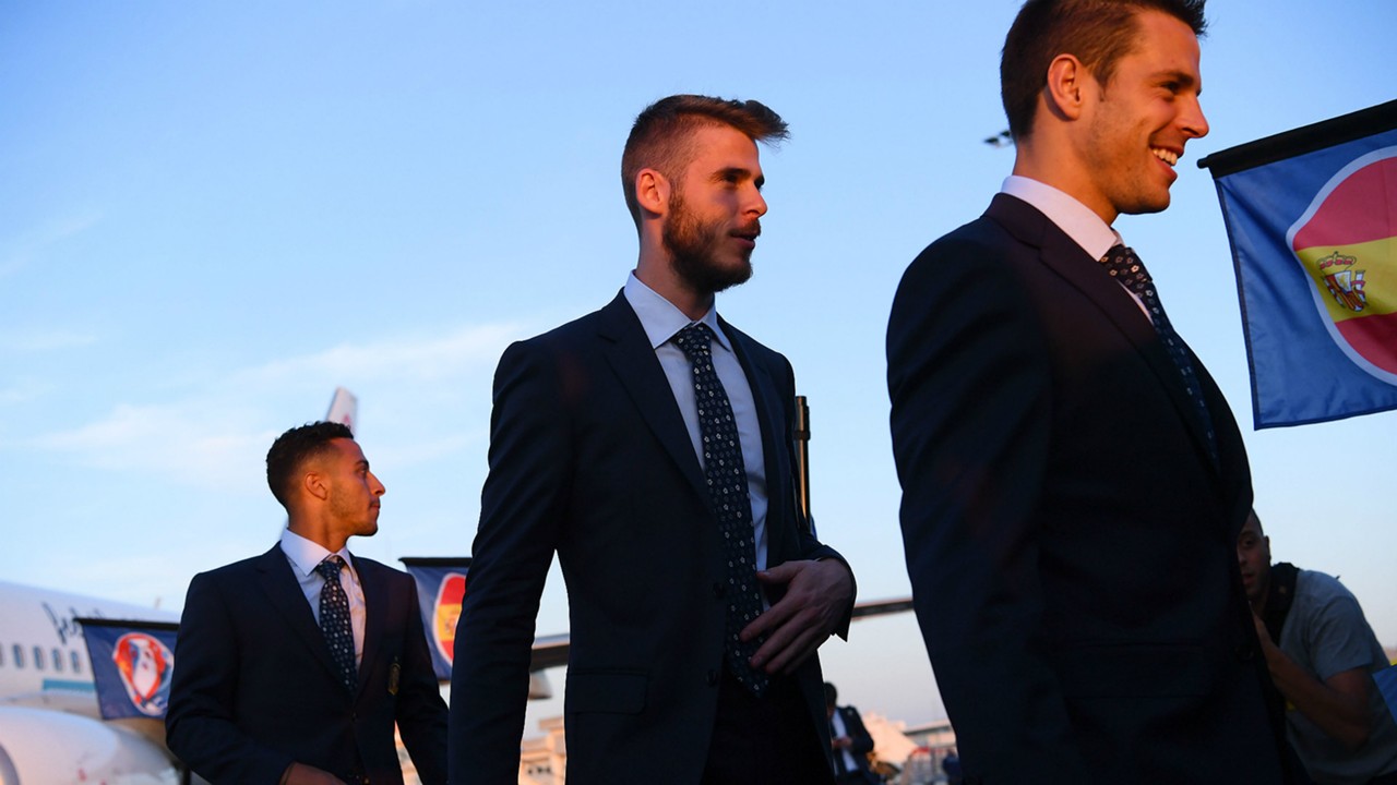 David De Gea Spain EURO 2016 Arrival