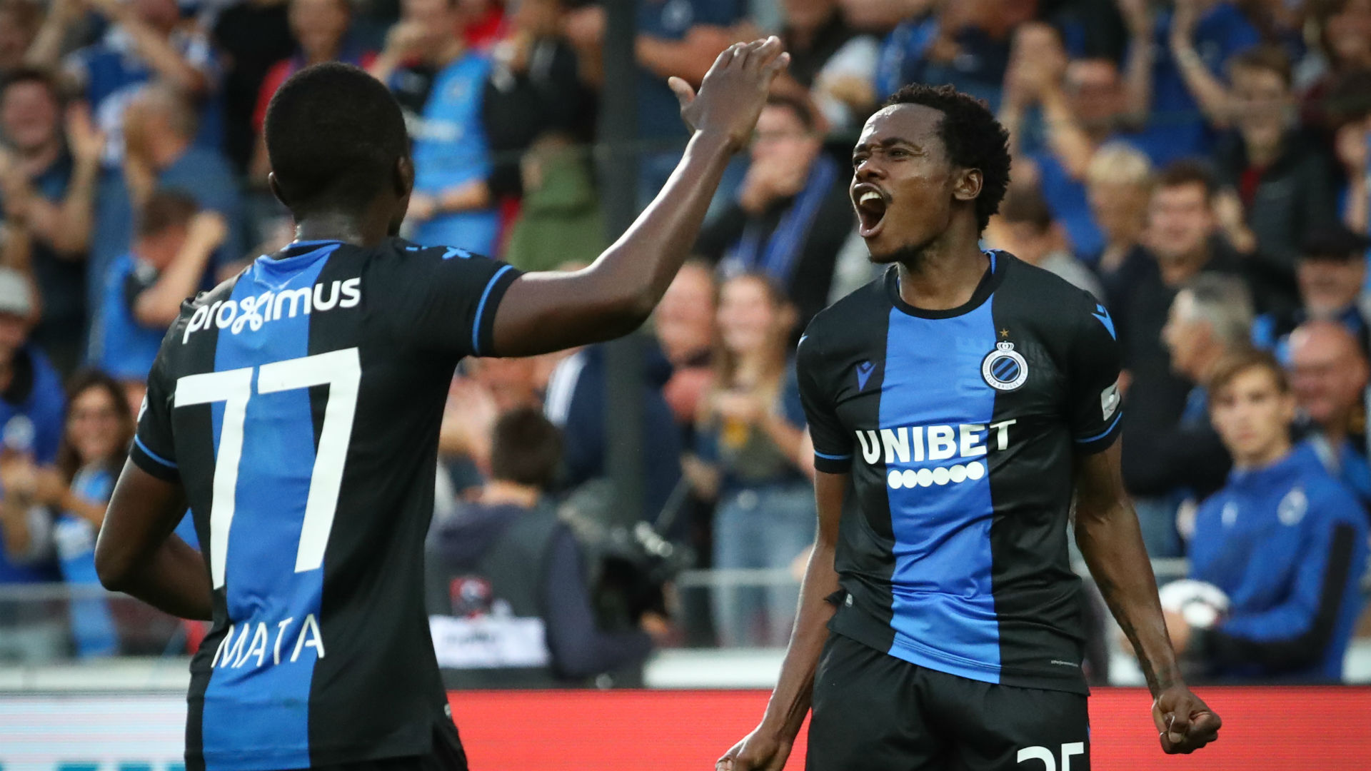 Percy Tau makes Champions League debut in Club Brugge win over Dynamo Kyiv