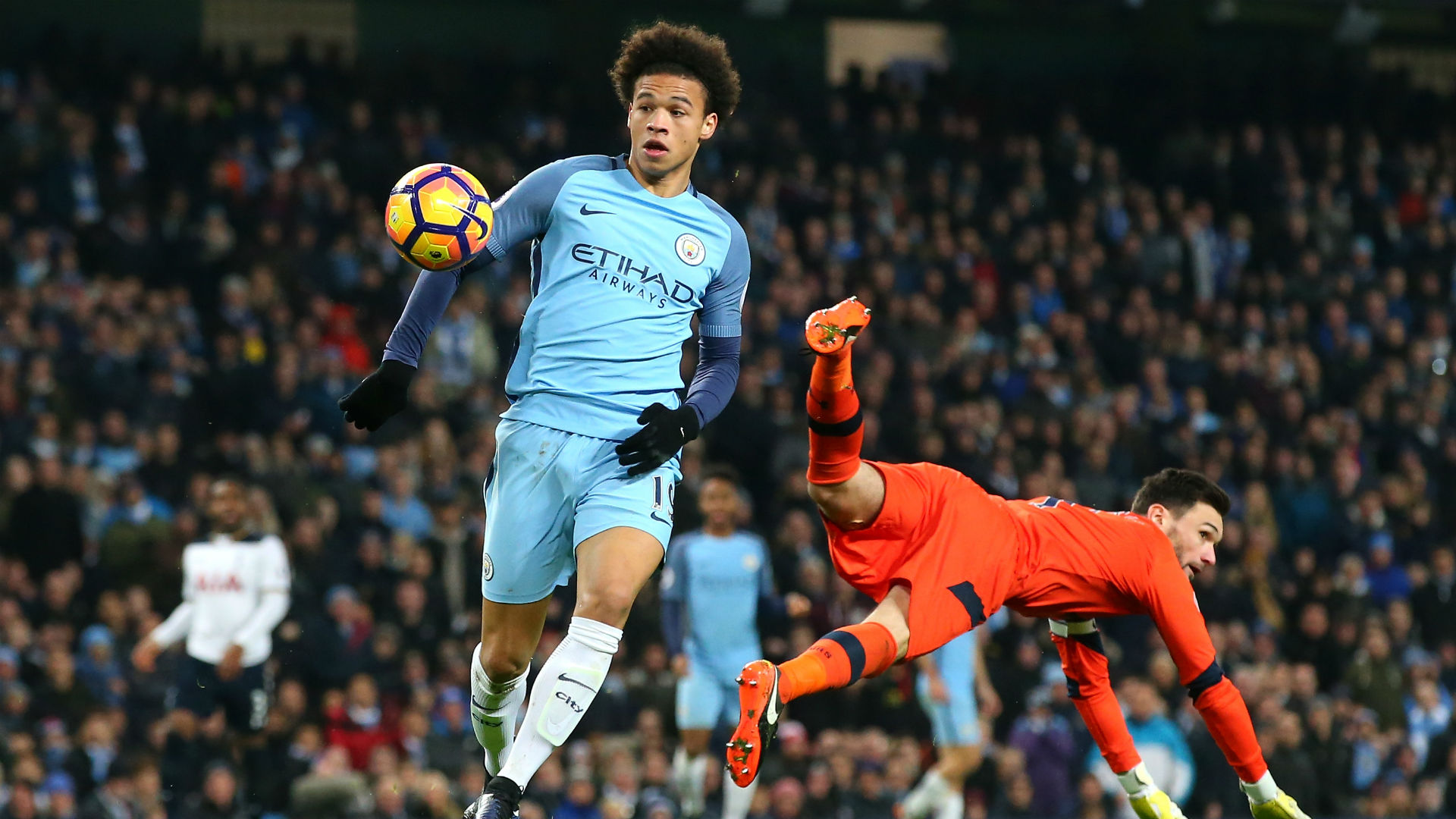 Leroy Sane Premier League Manchester City v Tottenham 210117