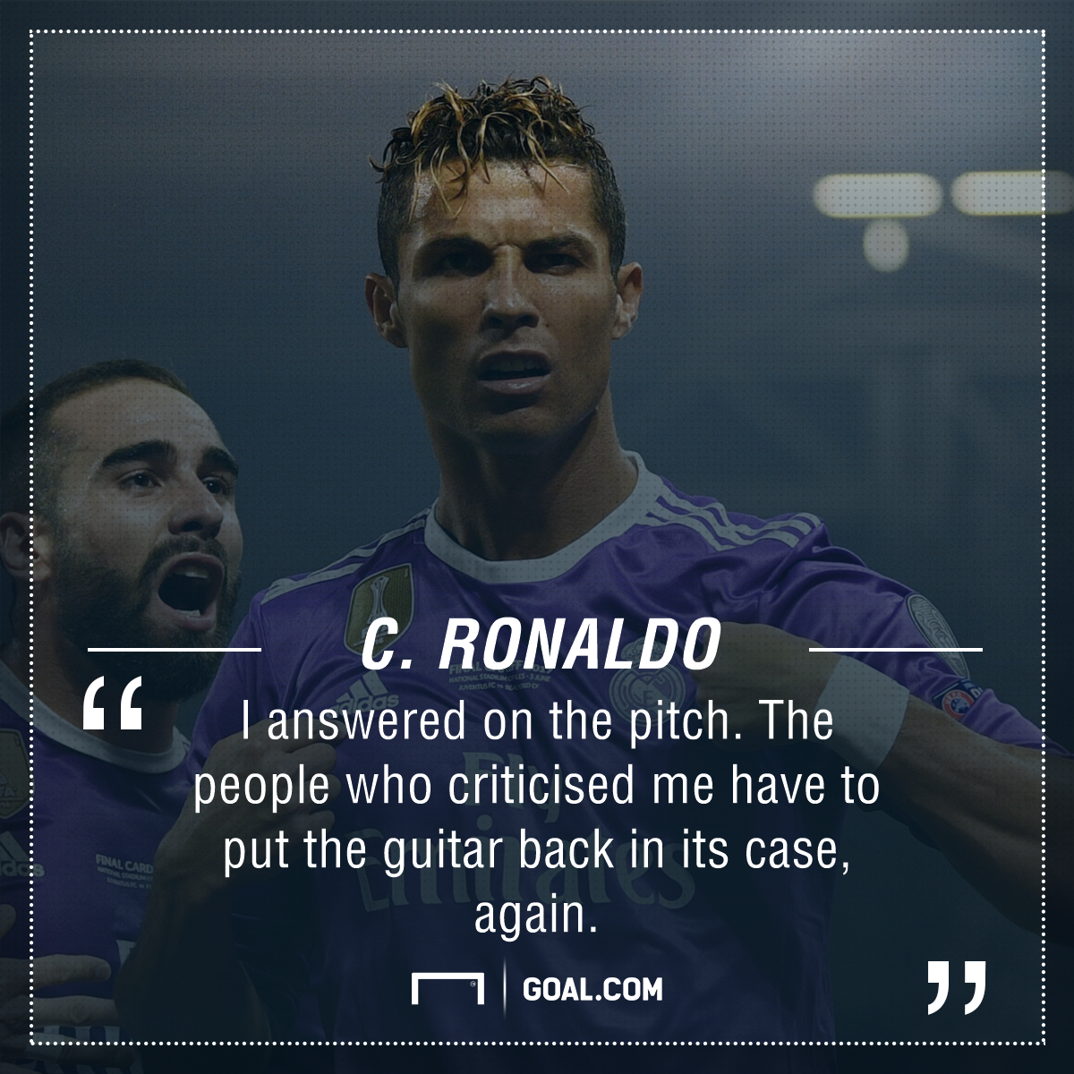 Cristiano Ronaldo playing surface