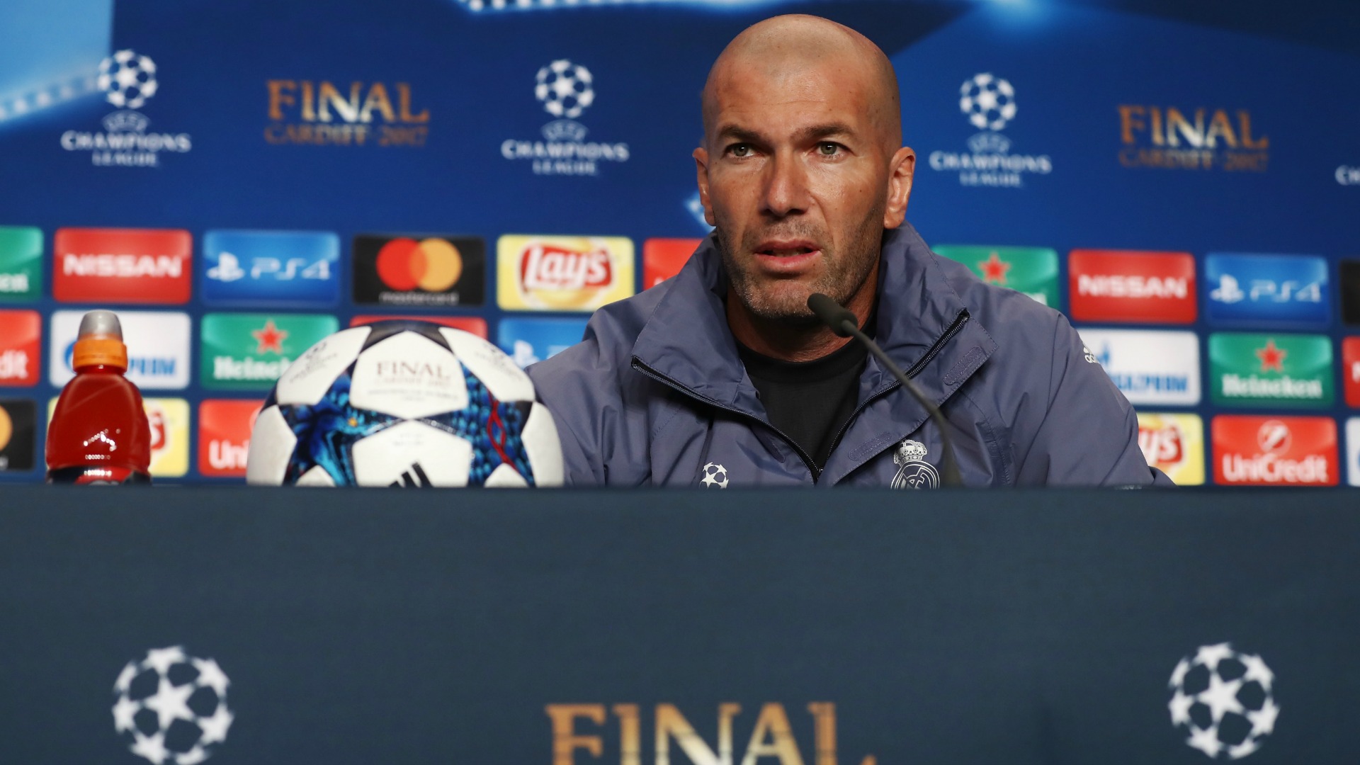 Zidane giving nothing away about Gareth Bale ahead of Cardiff final Zidane giving nothing away about Gareth Bale ahead of Cardiff final