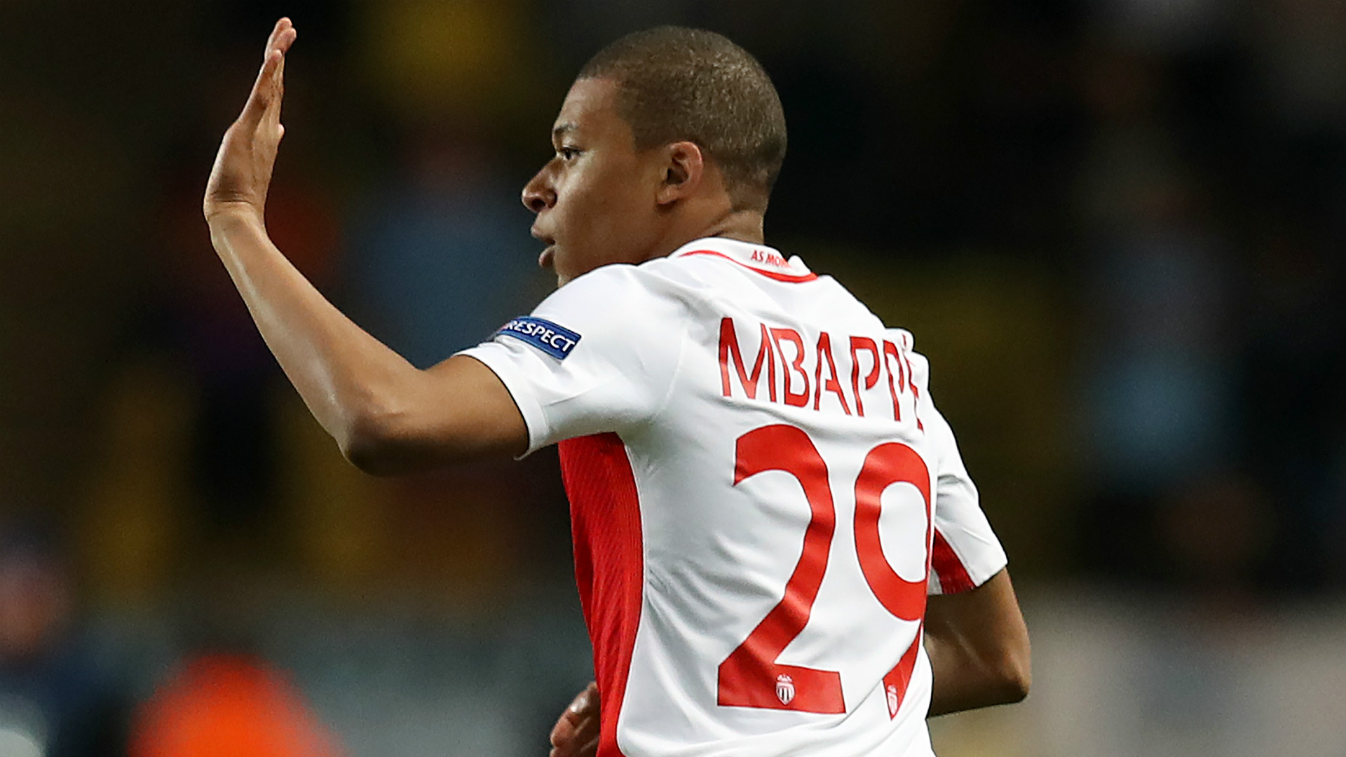 Kylian Mbappe Monaco Champions League