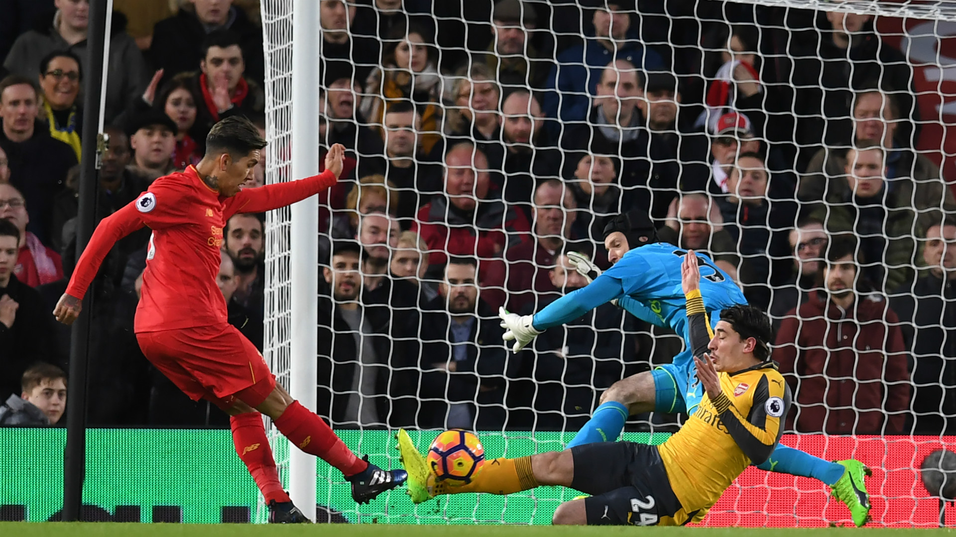 HD Firmino goal Liverpool v Arsenal - Goal.com