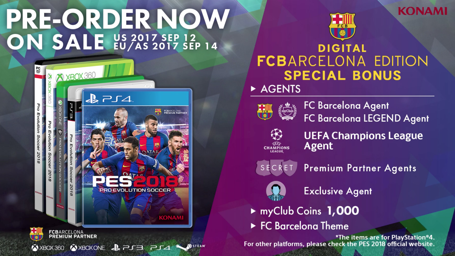 PES 2018 Release Date Cost Consoles Pre Order All The New