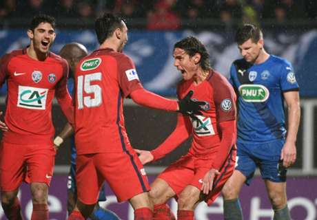 Pastore & Cavani score in PSG win