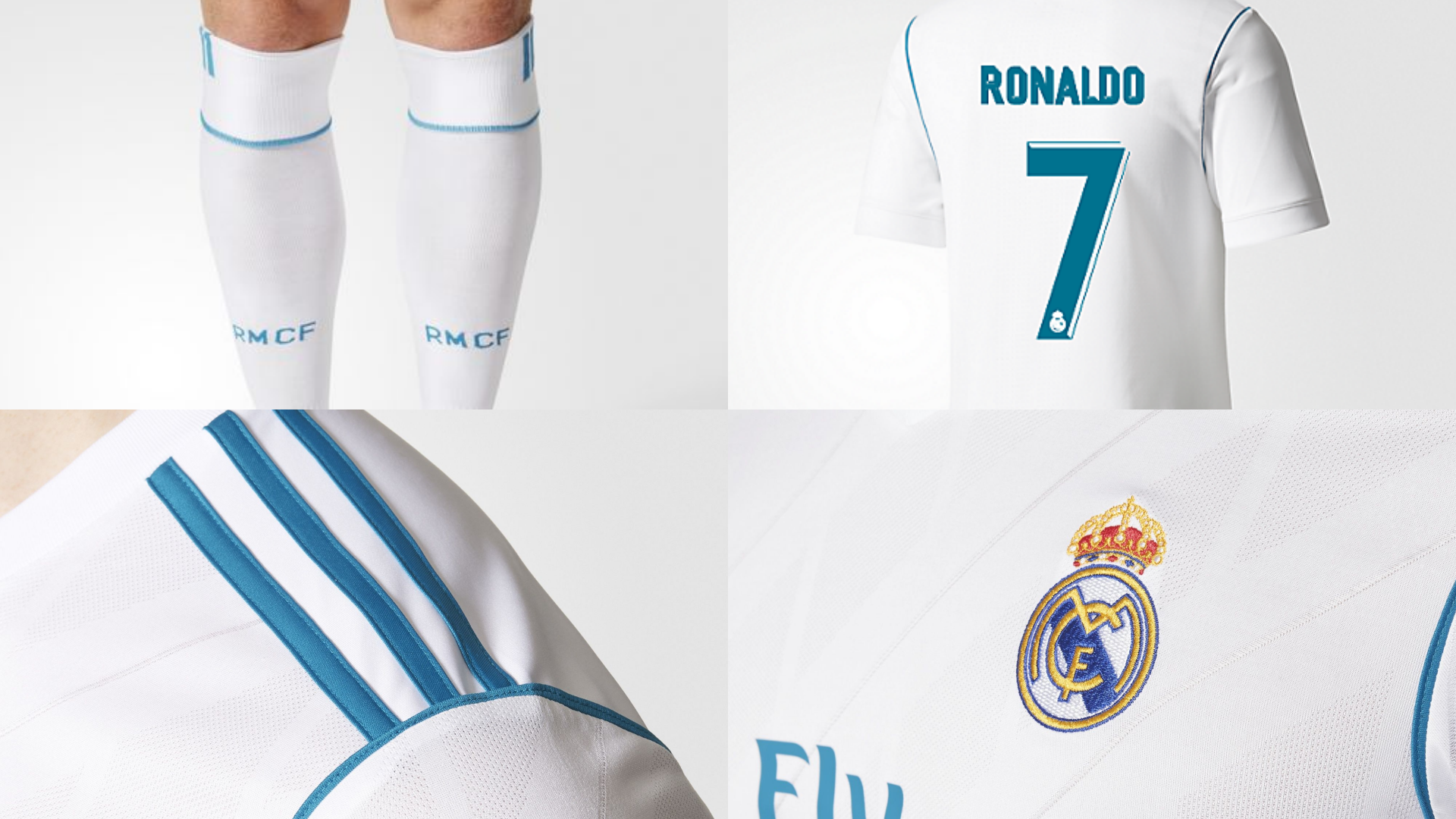 Real Madrid presentó sus nuevas camisetas