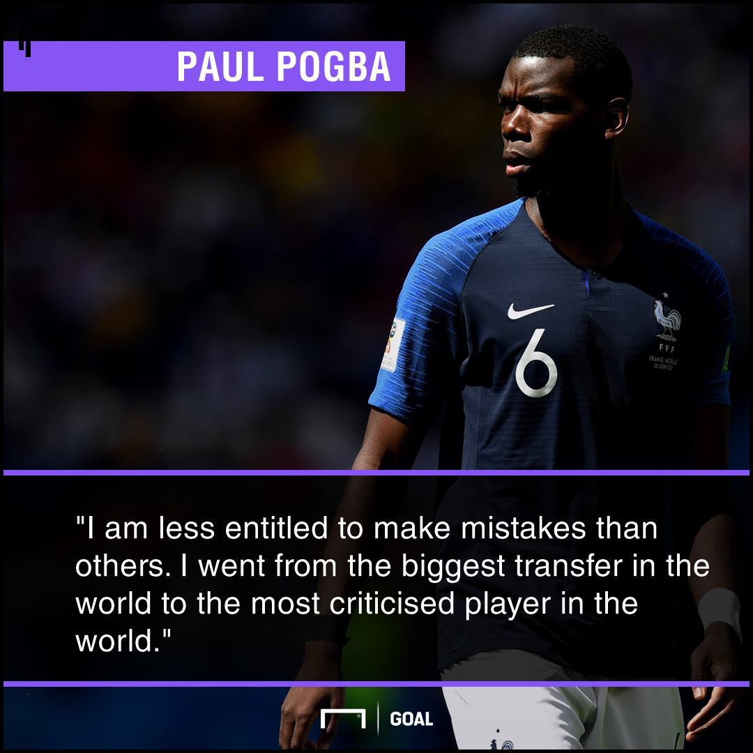criticised,overwater pogba: i"m the most criticised player in the world