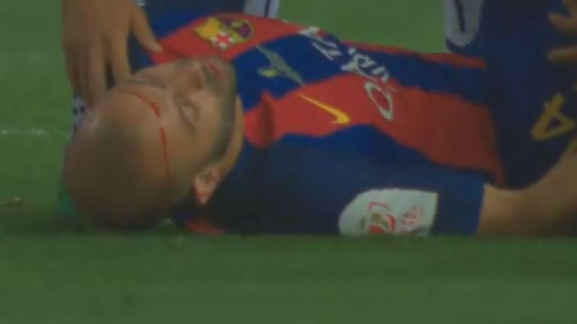 VENEZUELA: Mascherano se lesiono en la copa del rey VENEZUELA: Mascherano se lesiono en la copa del rey