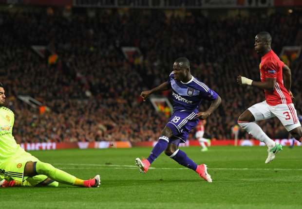 Frank Acheampong’s Europa League dream ends at Manchester United